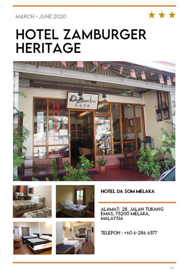 Hotel Zamburger Heritage Melaka מראה חיצוני תמונה